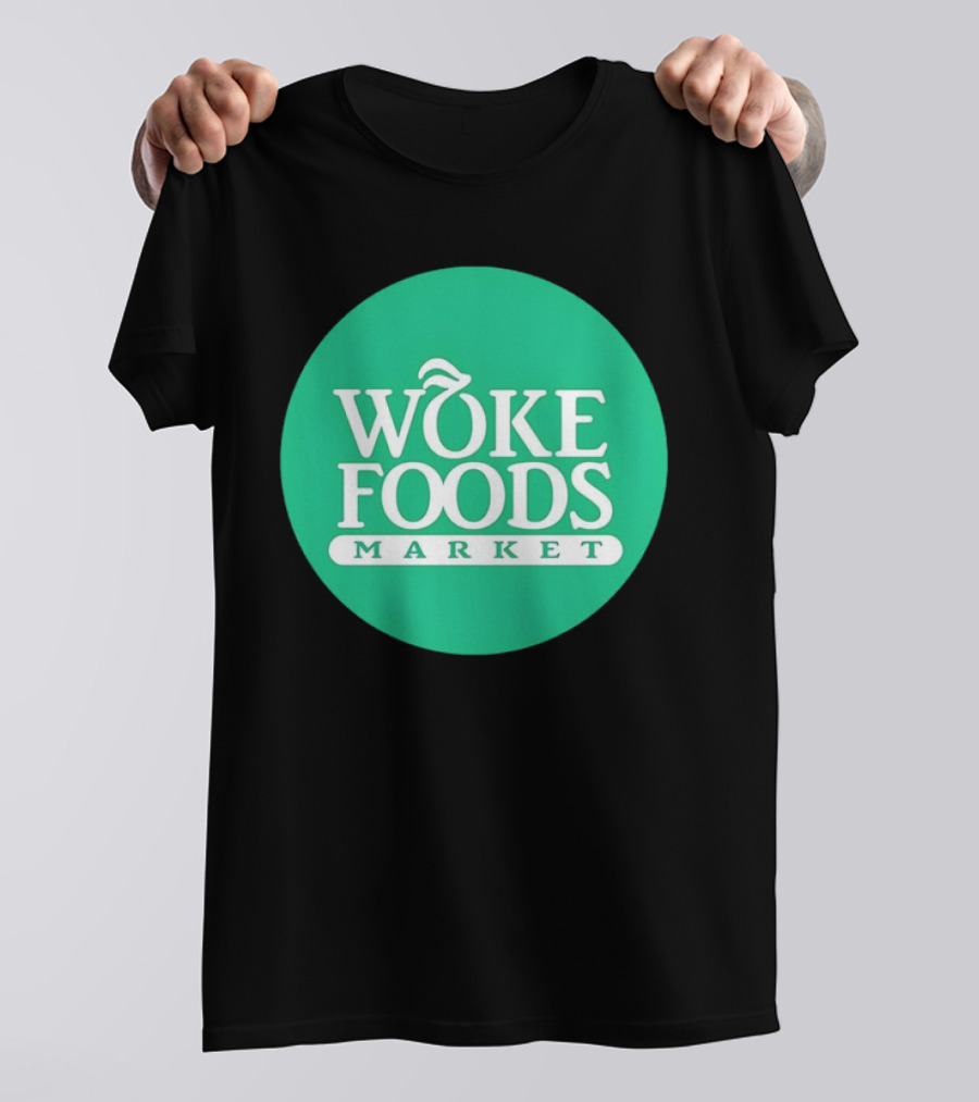 Woke Foods Market Green Circle T-Shirt
