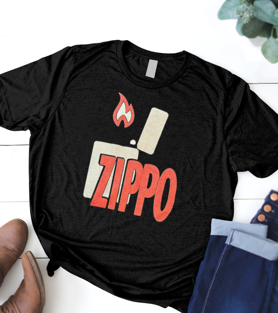 Zippo Lighter Flame T-Shirt