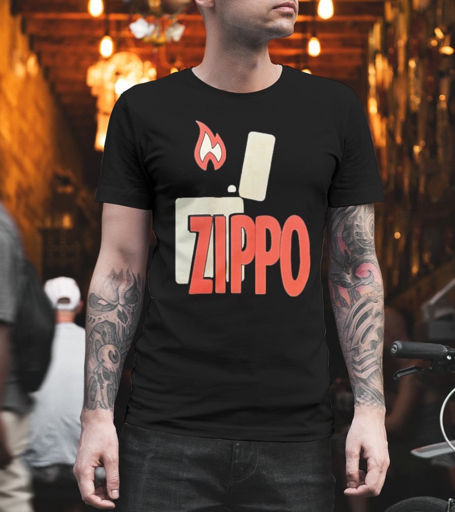 Zippo Lighter Flame T-Shirt
