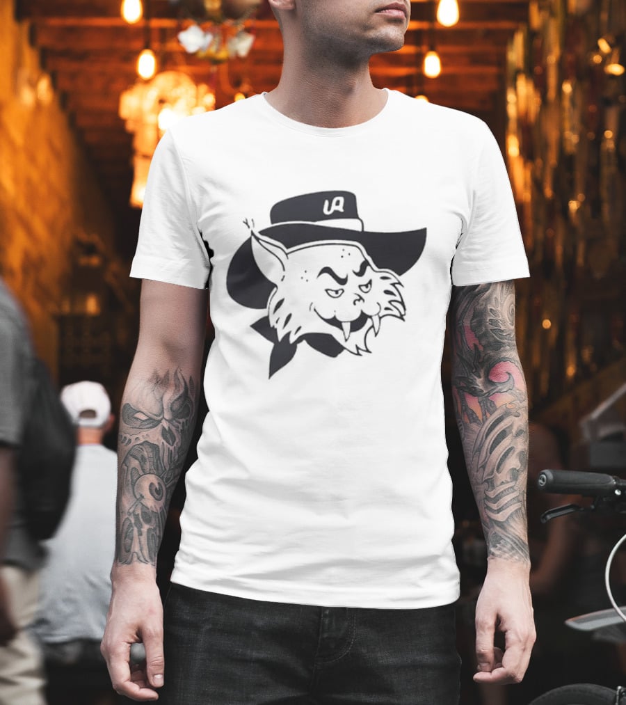 Arizona Wildcats UA Mascot Cowboy Hat T-Shirt