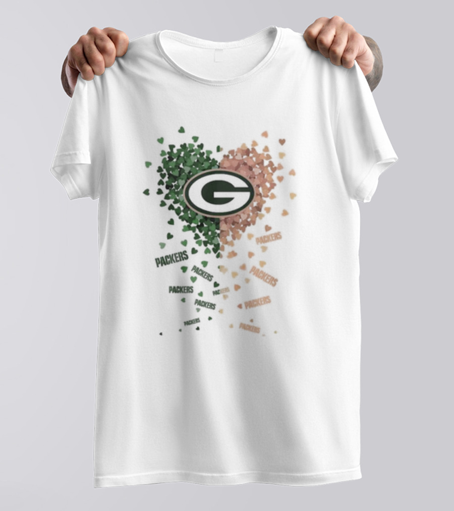 Packers Heart Green Bay Passion T-Shirt