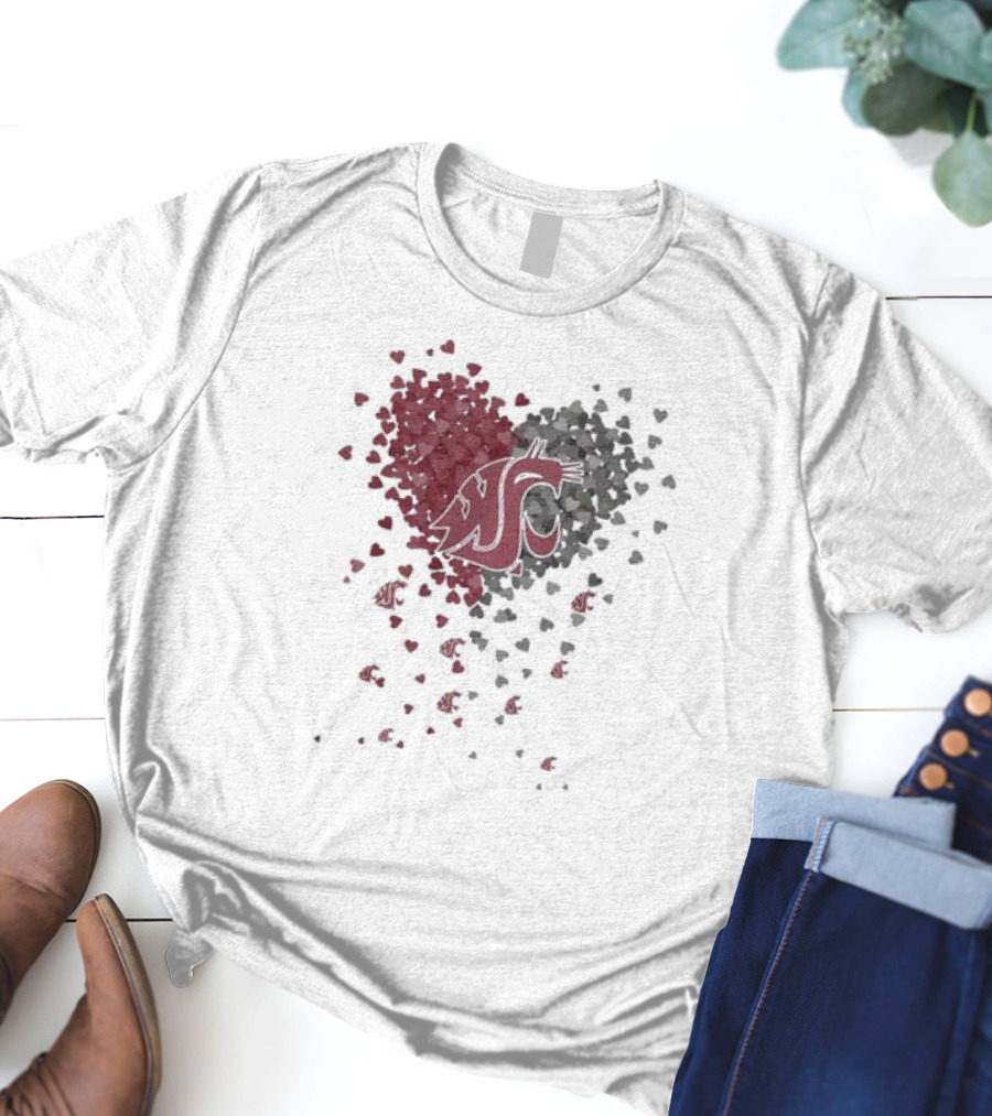 Heart Full Of WSU Cougars Spirit T-Shirt