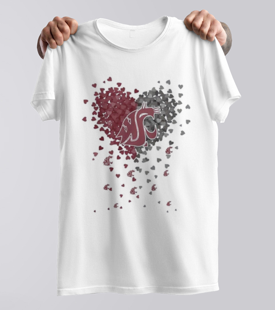 Heart Full Of WSU Cougars Spirit T-Shirt