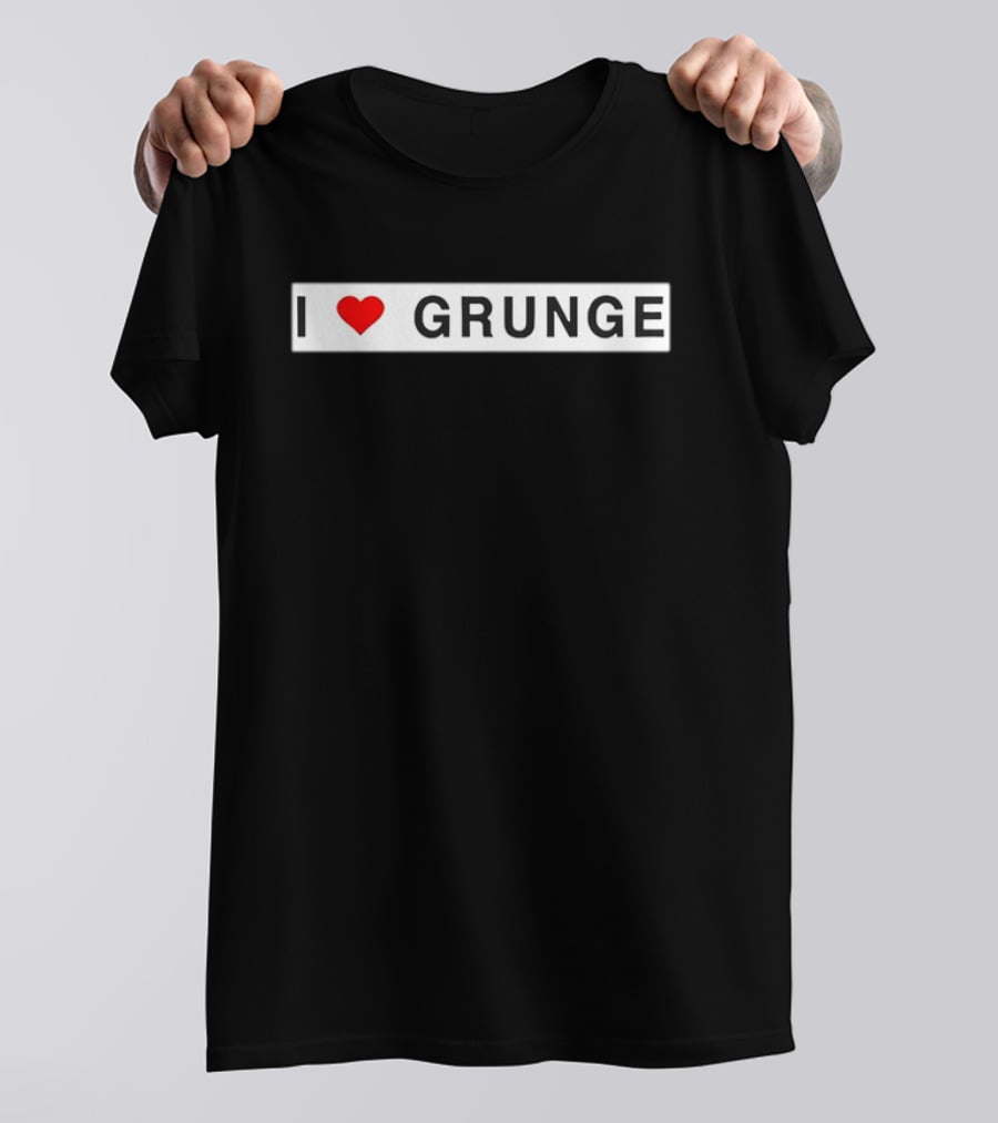 I Heart Grunge Appreciation T-Shirt