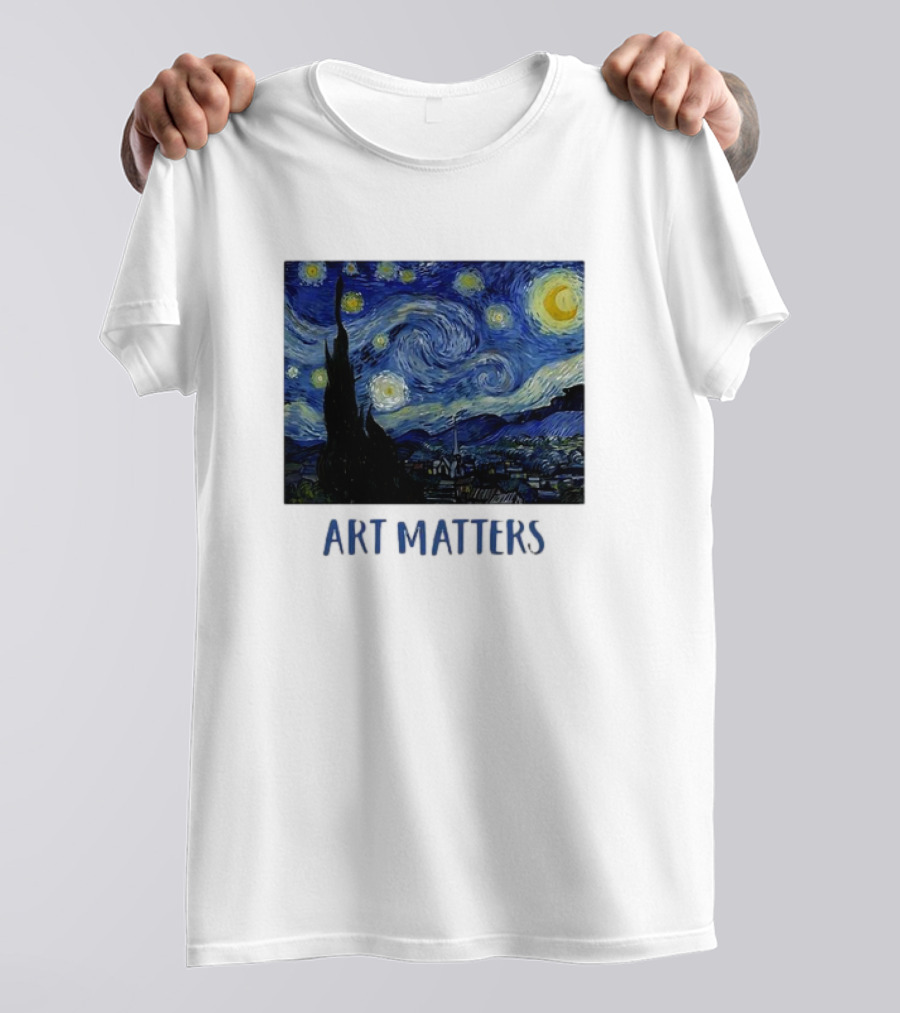 Starry Night Vincent Van Gogh Art Matters Iconic T-Shirt