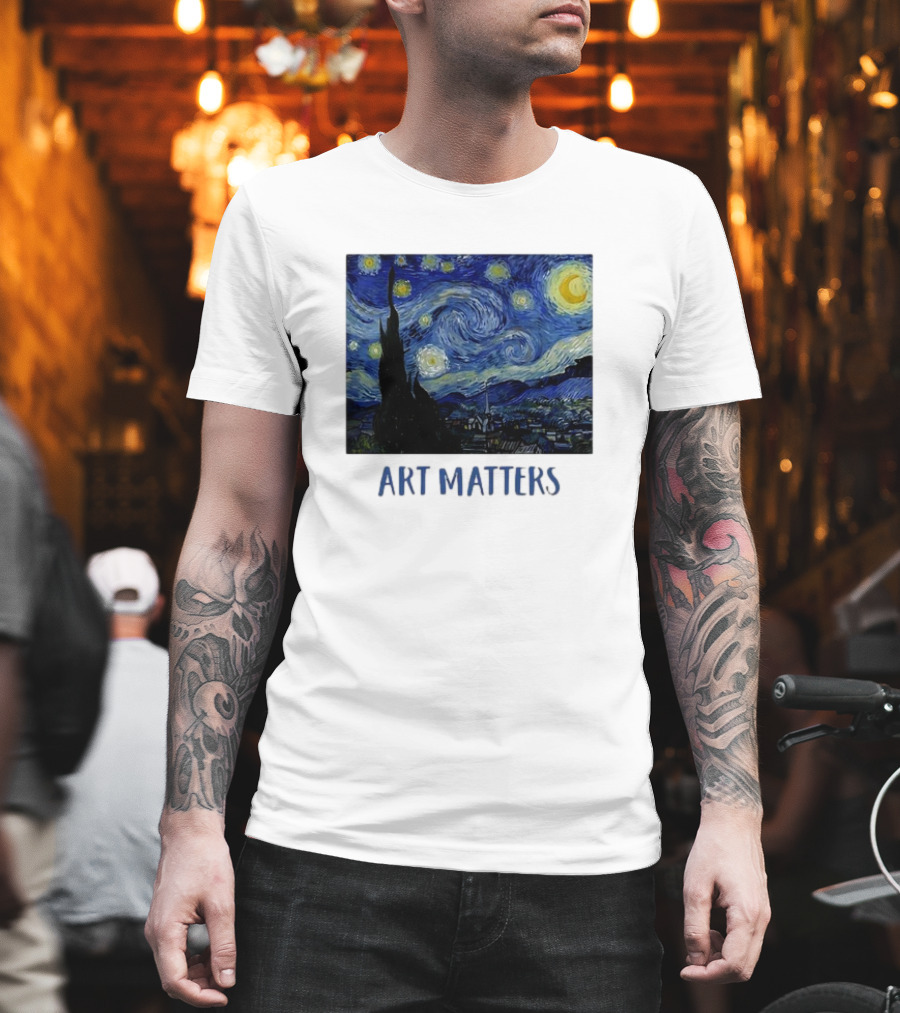 Starry Night Vincent Van Gogh Art Matters Iconic T-Shirt