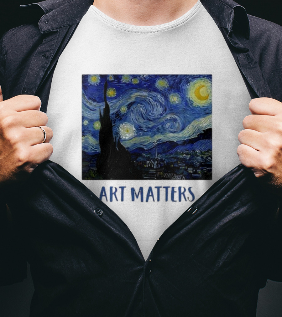 Starry Night Vincent Van Gogh Art Matters Iconic T-Shirt
