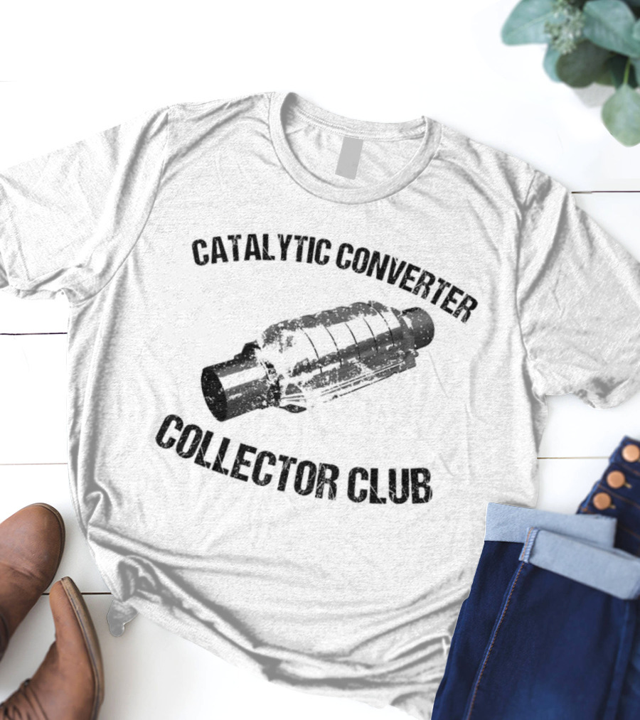 Catalytic Converter Collector Club Vintage Automotive Mechanics T-Shirt