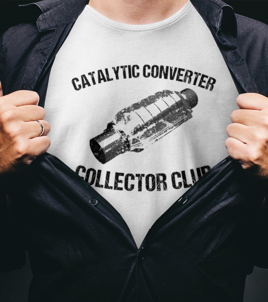 Catalytic Converter Collector Club Vintage Automotive Mechanics T-Shirt