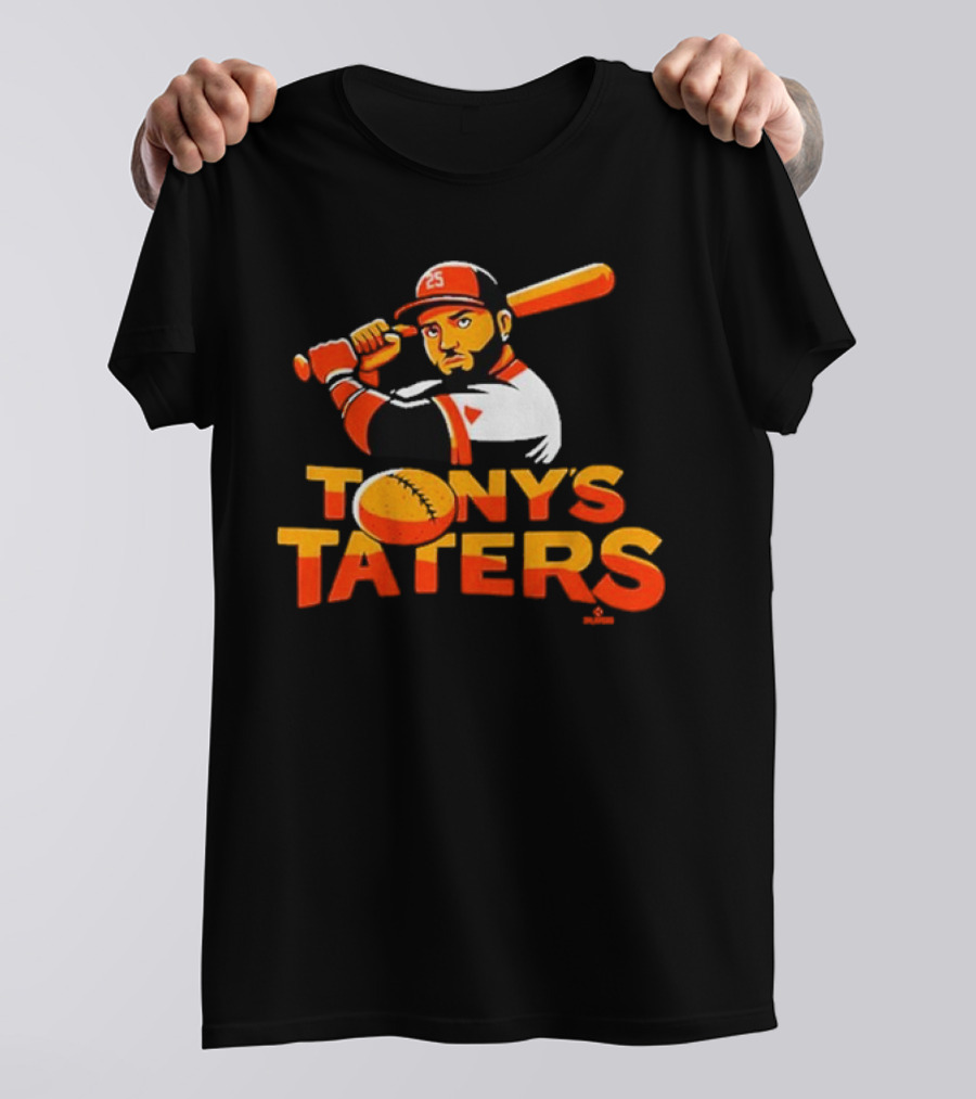 Baltimore Orioles Tony's Taters Anthony Santander Birdland Baseball T-Shirt