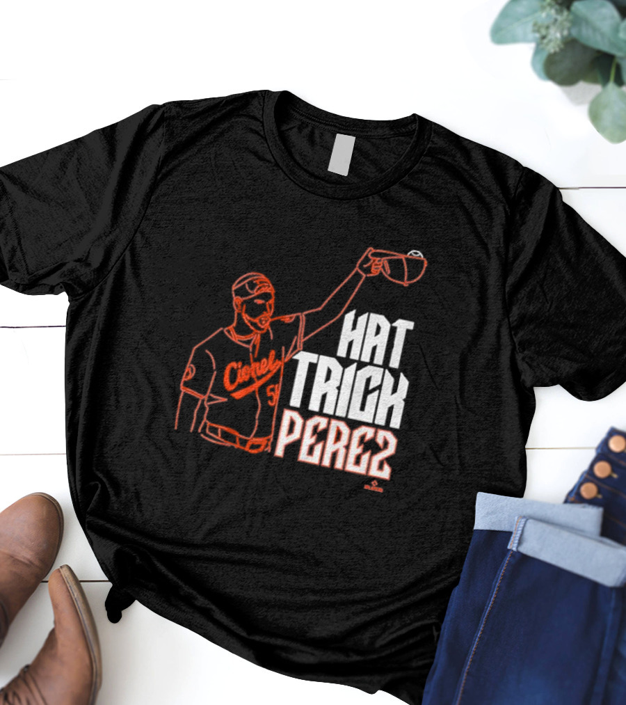 Baltimore Orioles Cionel Perez Hat Trick Perez Player T-Shirt