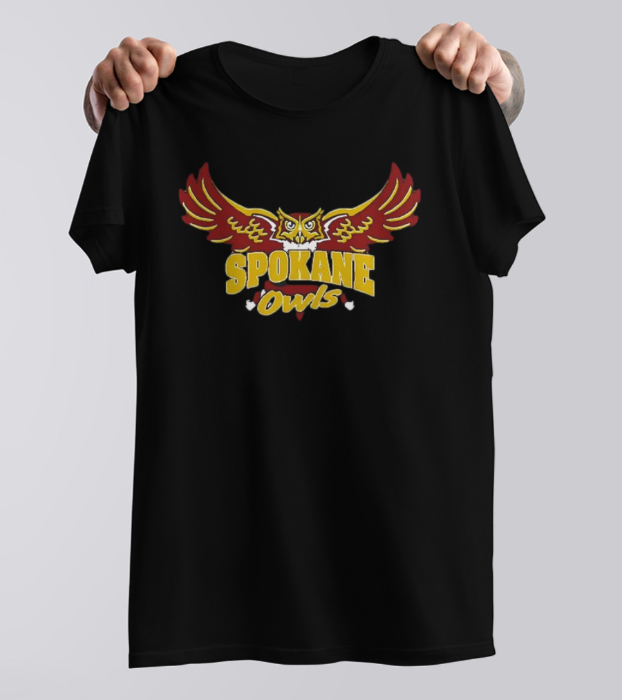 Spokane Owls Winged Emblem T-Shirt