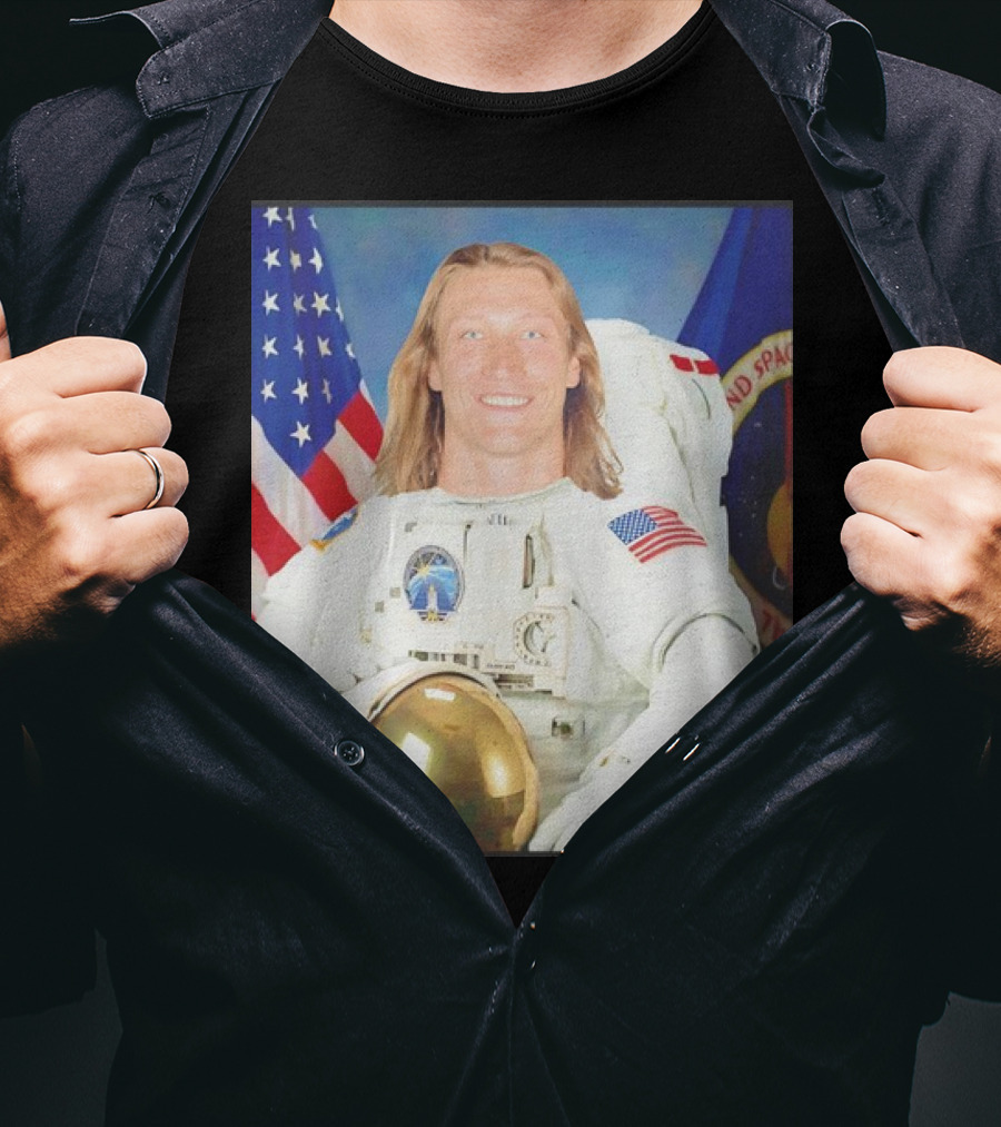 Trevor Lawrence Jacksonville Jaguars Win A Game Or Go To The Moon Astronaut USA Flag T-Shirt