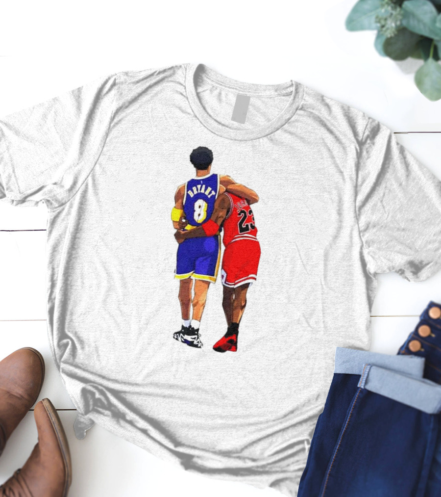 Bryant Los Angeles Lakers 8 And Jordan Chicago Bulls 23 Together Forever T-Shirt