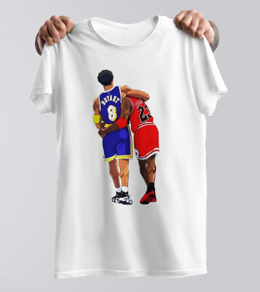 Bryant Los Angeles Lakers 8 And Jordan Chicago Bulls 23 Together Forever T-Shirt