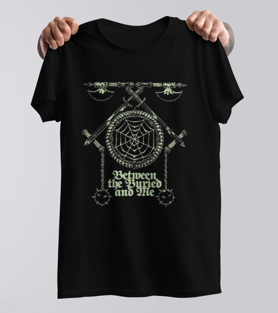Between The Buried And Me Weapons Spiderweb T-Shirt