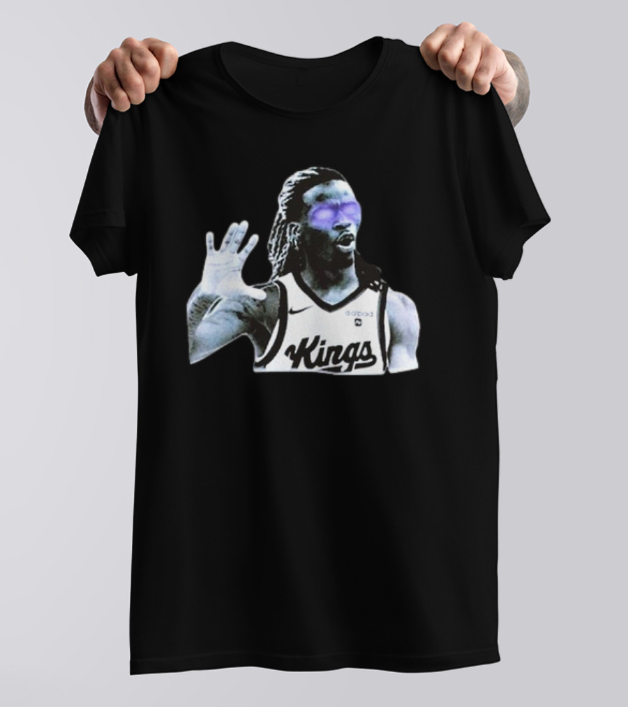 Keon Ellis Sacramento Kings Dark Basketball Player T-Shirt