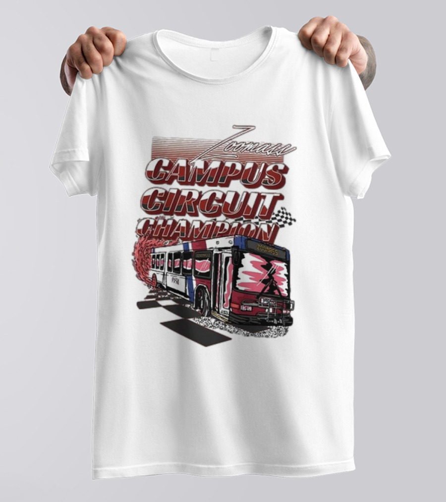 Campus Circuit Champion Zomass Racing Bus T-Shirt
