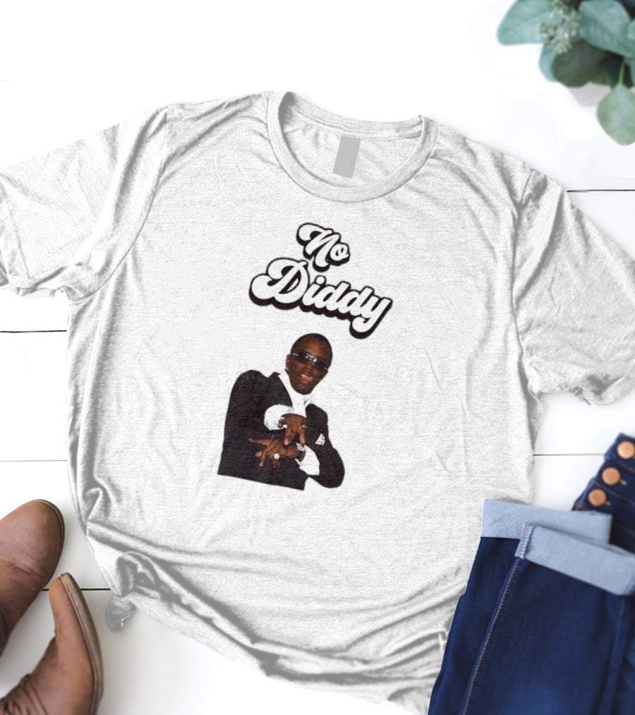 No Diddy Tongue Out Diddy Parody Sunglasses Swagger T-Shirt