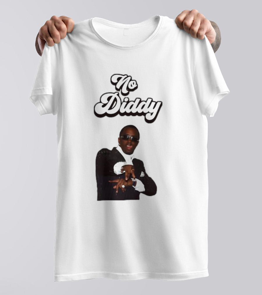 No Diddy Tongue Out Diddy Parody Sunglasses Swagger T-Shirt