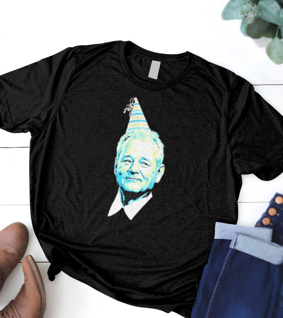 Retro Birthday Party Hat Bill T-Shirt