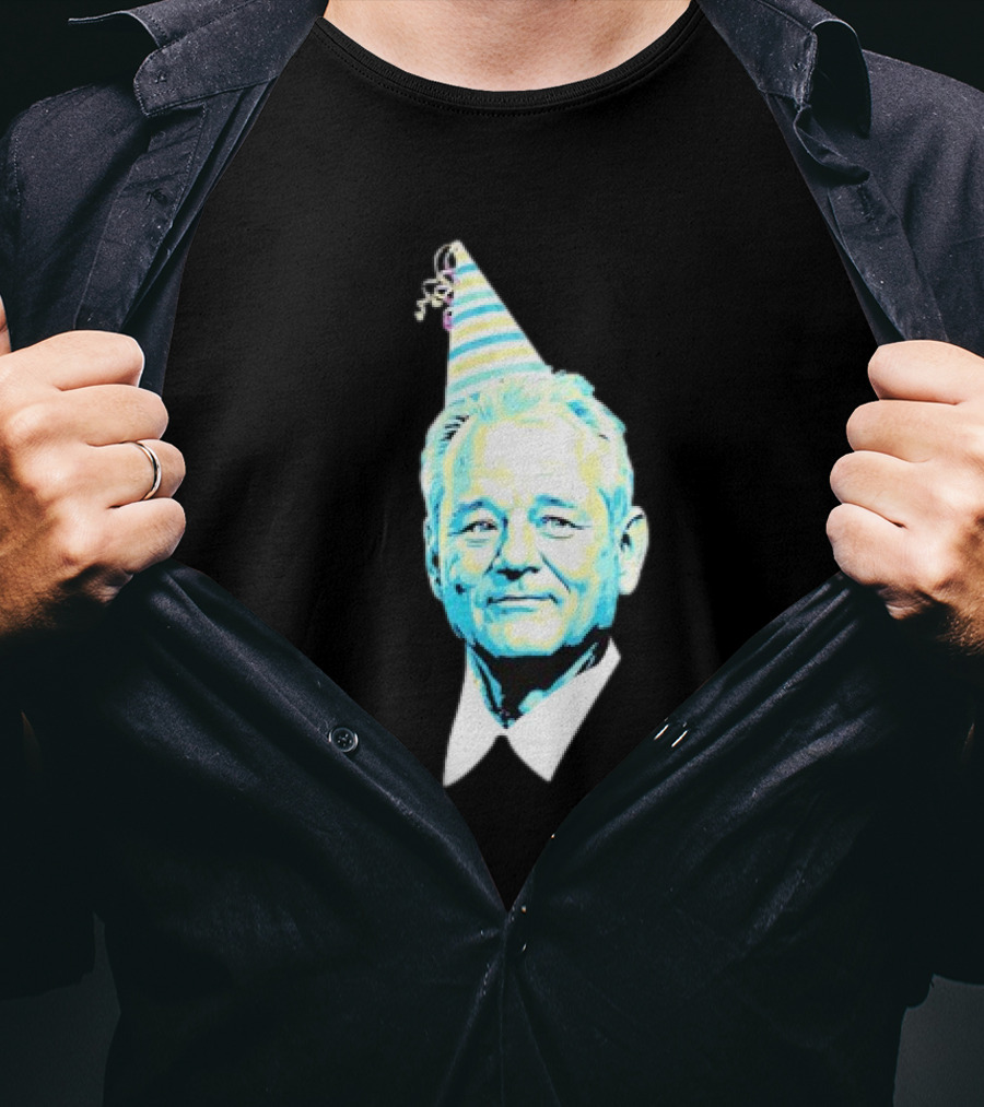 Retro Birthday Party Hat Bill T-Shirt