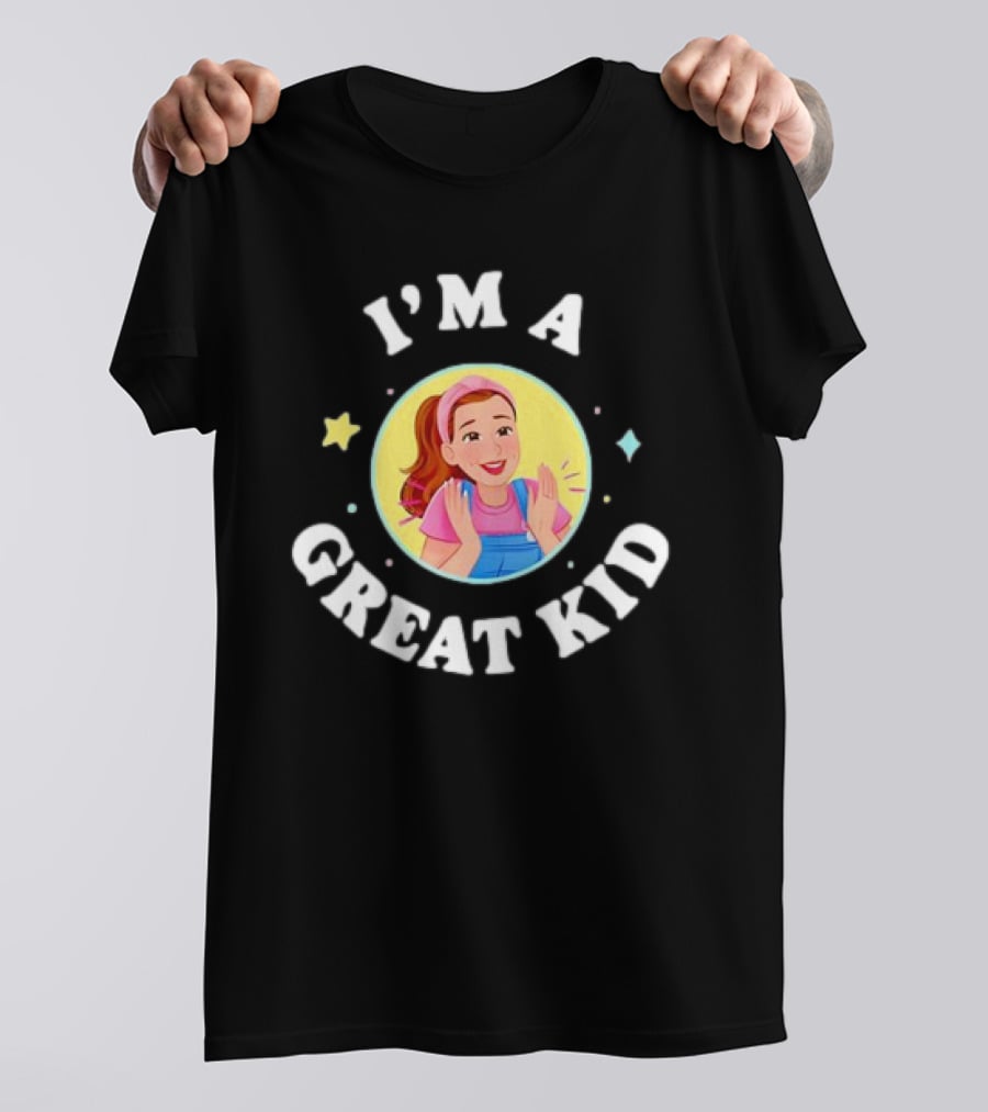 I'm A Great Kid Ms. Rachel Colorful Cartoon T-Shirt