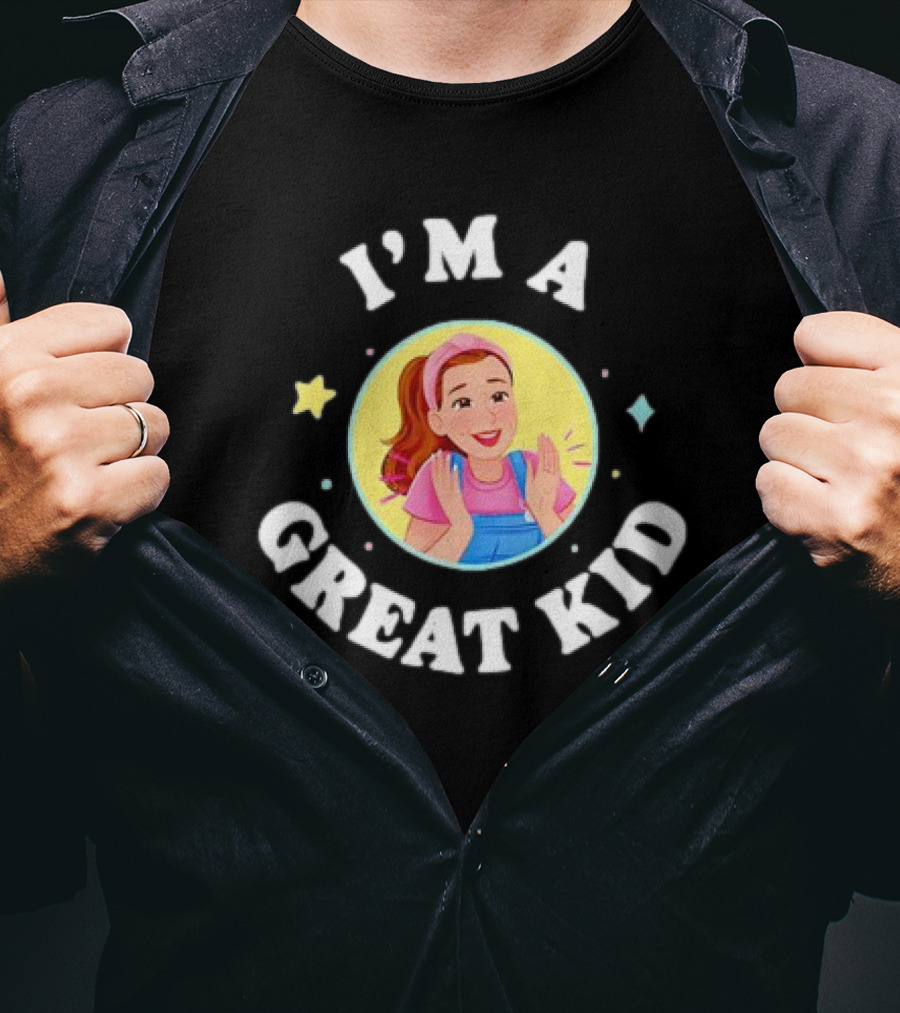 I'm A Great Kid Ms. Rachel Colorful Cartoon T-Shirt