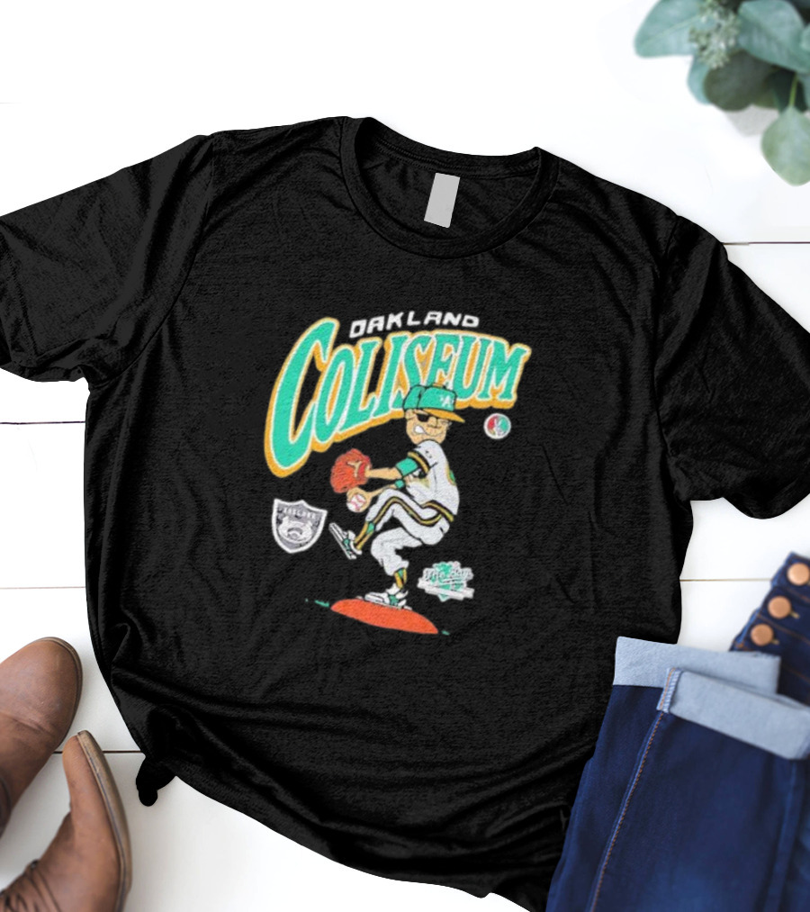 Oakland Coliseum Athletics Baseball Big Game T-Shirt