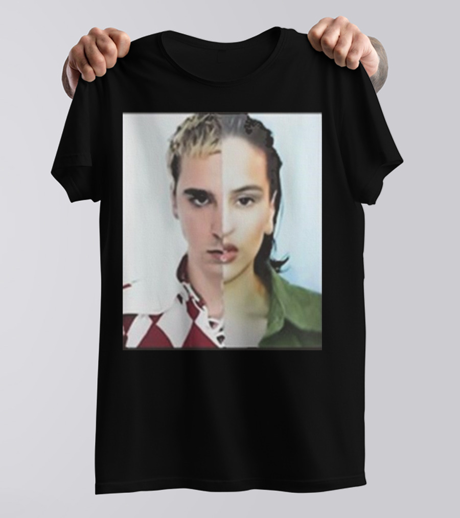 Rosalia Omega Split Face Artistic T-Shirt