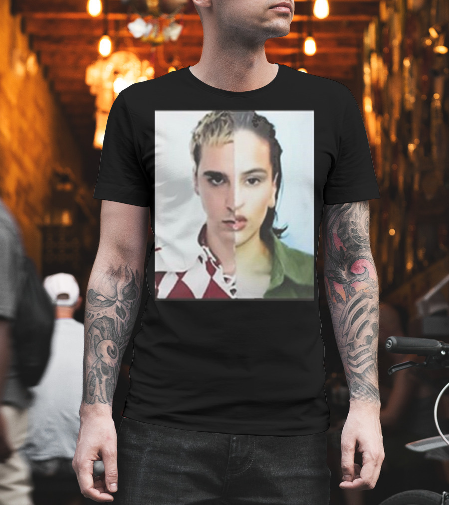 Rosalia Omega Split Face Artistic T-Shirt