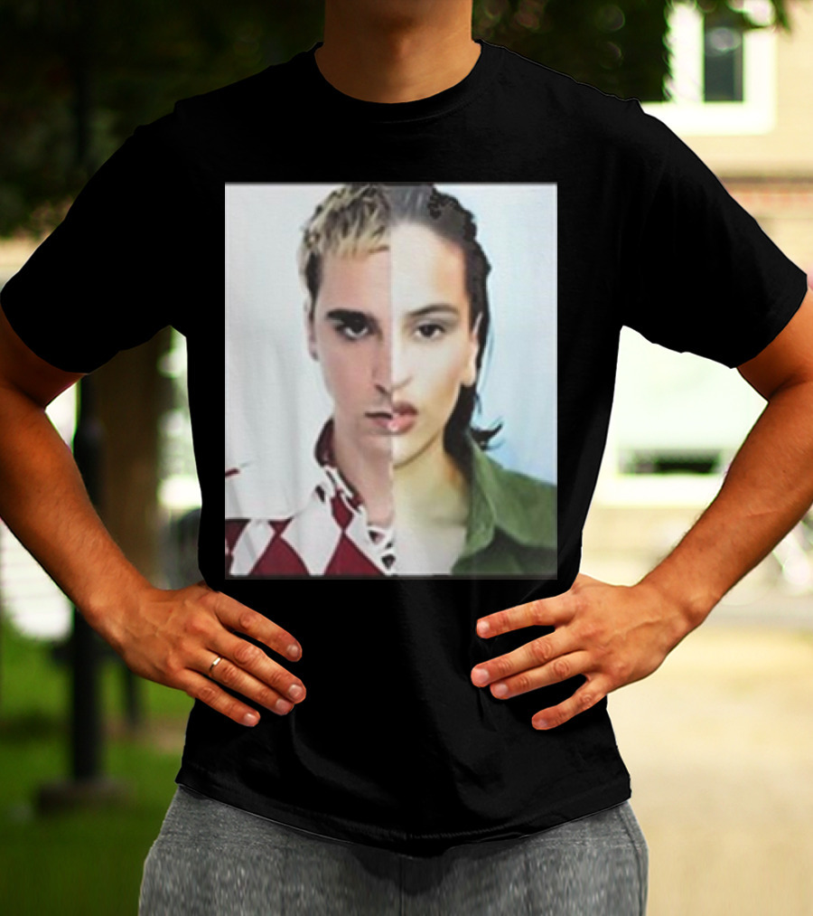 Rosalia Omega Split Face Artistic T-Shirt