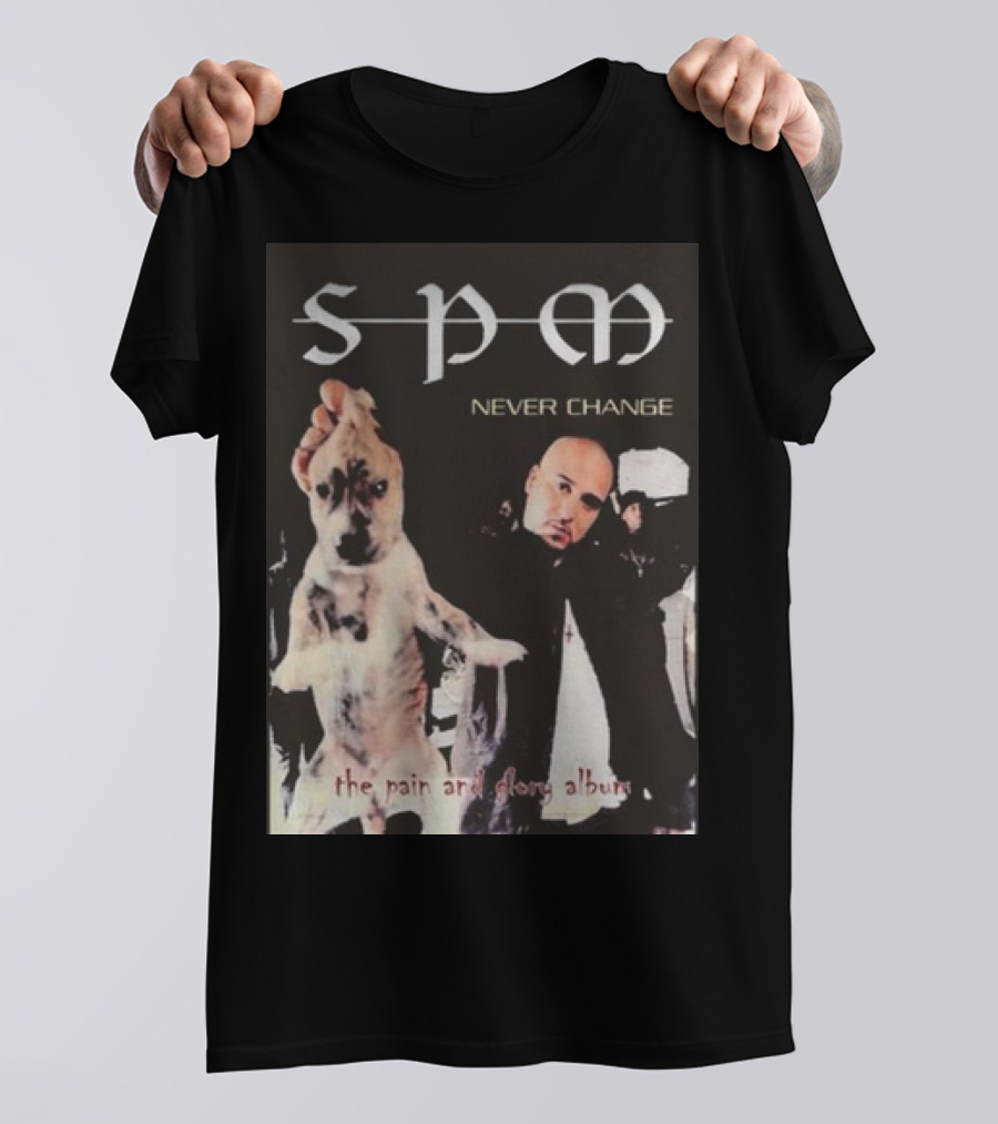 SPM Never Change The Pain And Glory Album T-Shirt