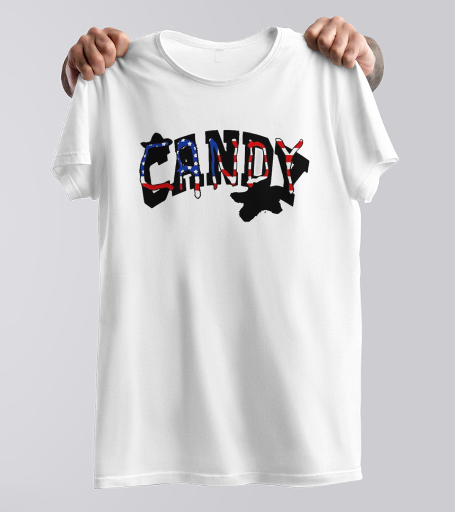 Candy Flipping USA American Flag T-Shirt