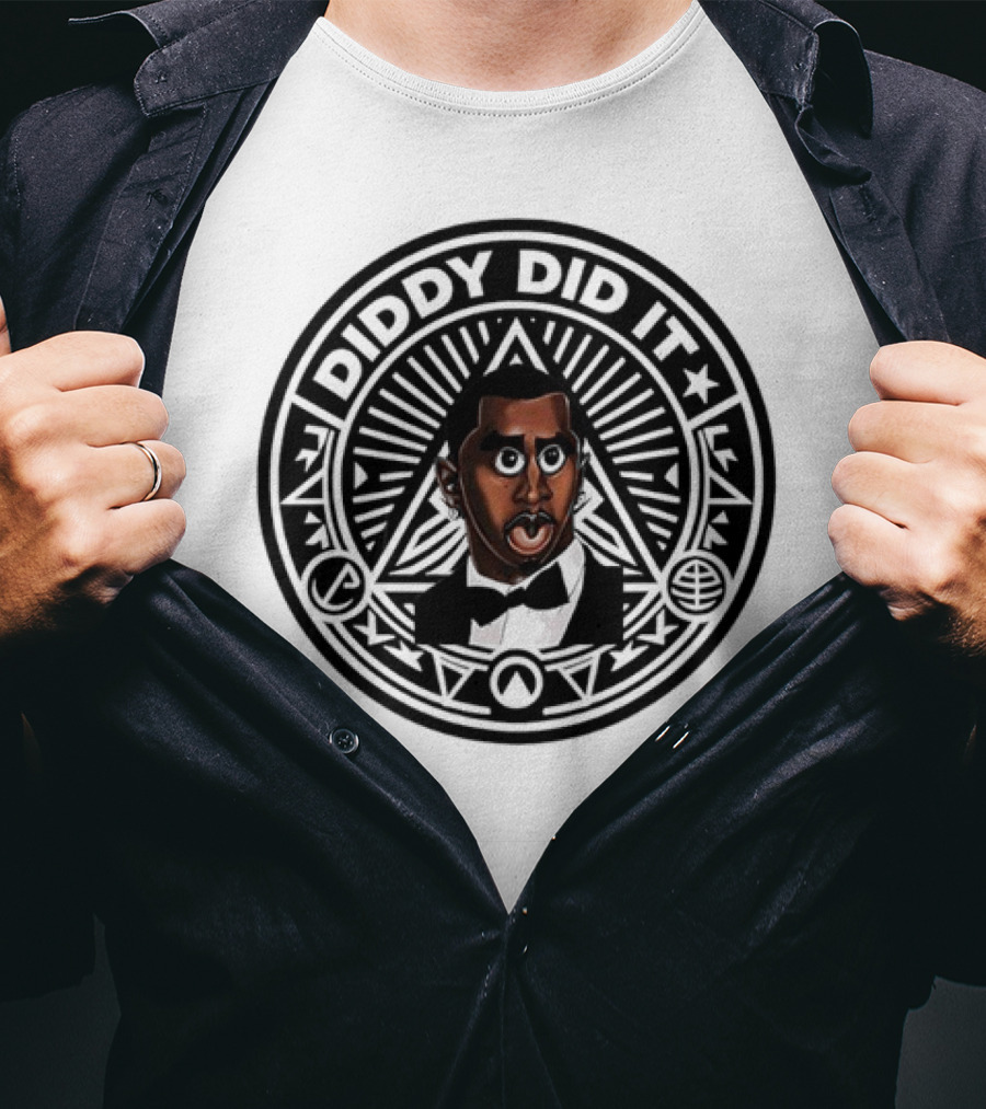 Diddy Did It Illuminati Style Freak Off Party T-Shirt