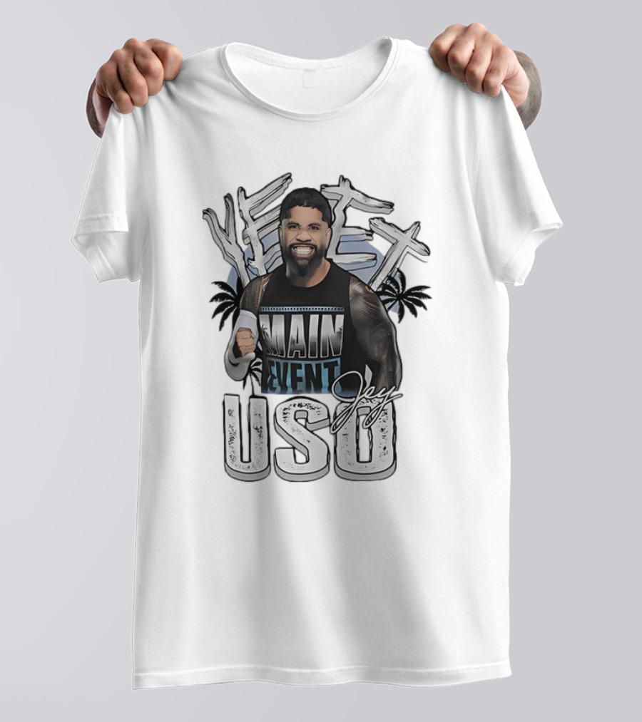 YEEET Main Event Jey Uso WWE Signature T-Shirt