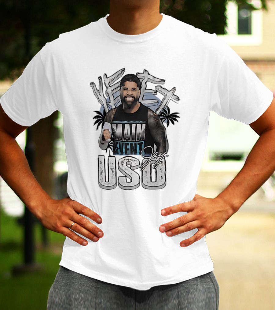 YEEET Main Event Jey Uso WWE Signature T-Shirt