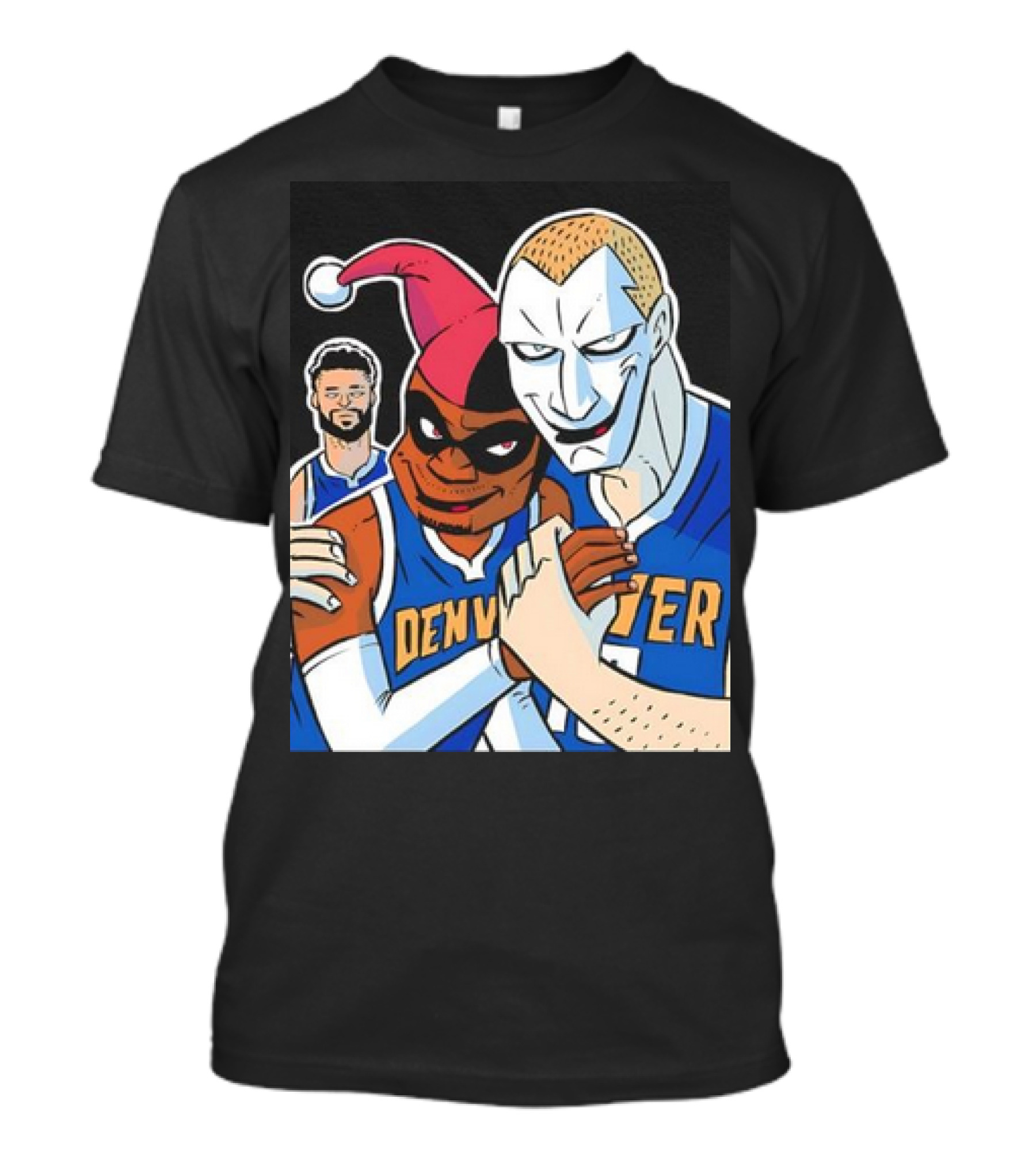 Jokic Russ Jokic Russell Westbrook Denver Nuggets Basketball Jokic Comic T-Shirt