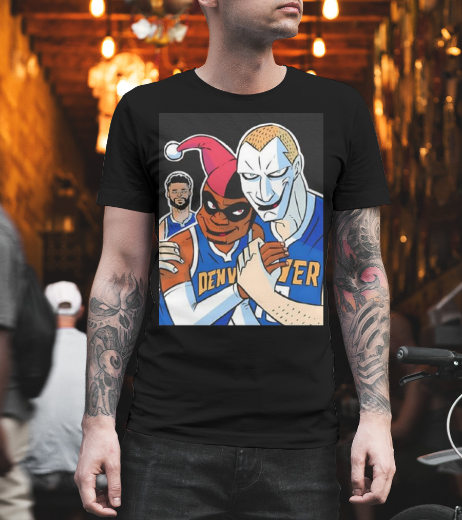 Jokic Russ Jokic Russell Westbrook Denver Nuggets Basketball Jokic Comic T-Shirt