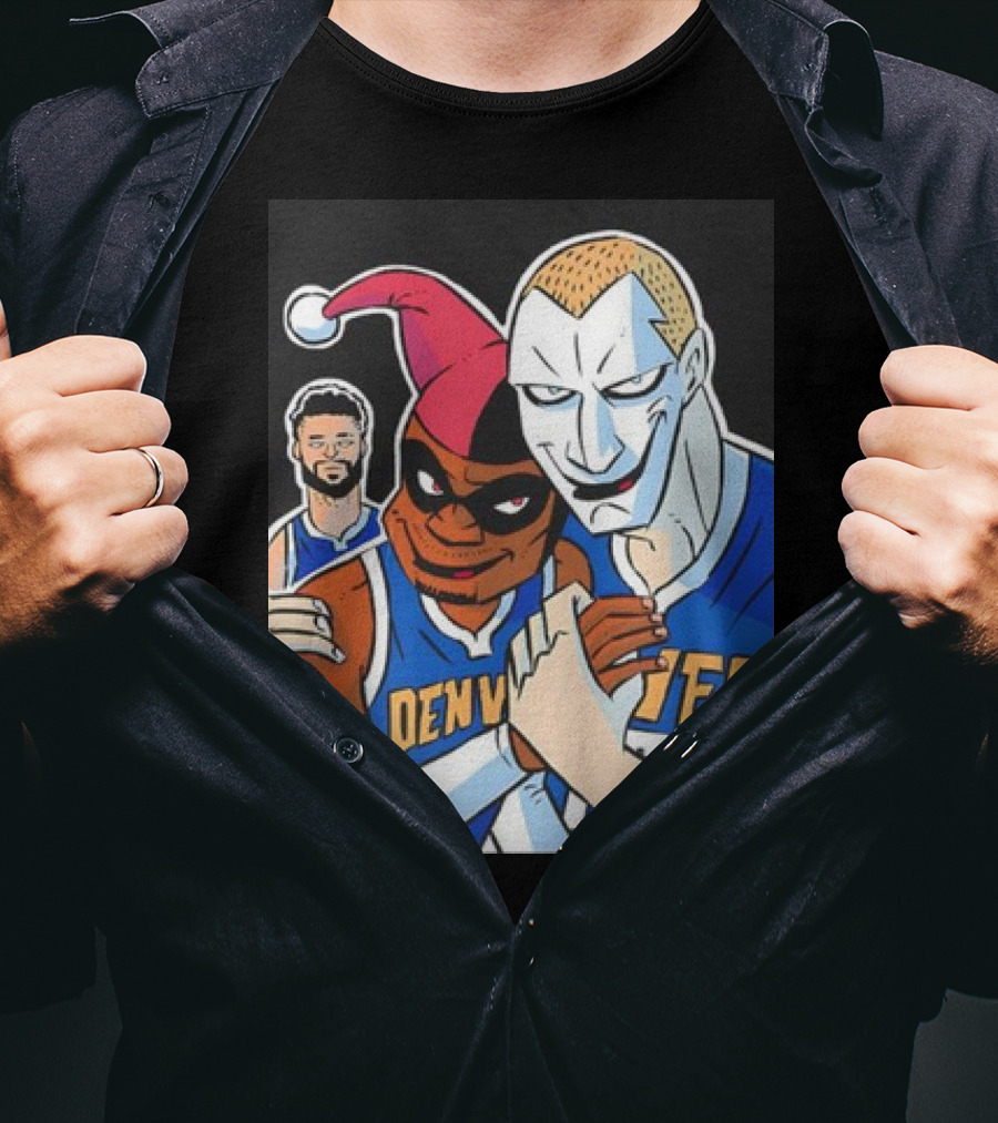 Jokic Russ Jokic Russell Westbrook Denver Nuggets Basketball Jokic Comic T-Shirt