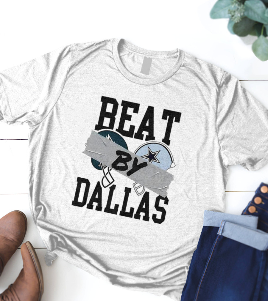 Philadelphia Eagles Beat Dallas Cowboys Rivalry Slogan Helmets T-Shirt
