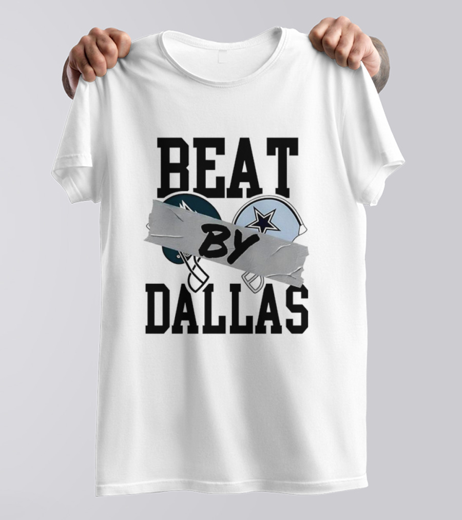 Philadelphia Eagles Beat Dallas Cowboys Rivalry Slogan Helmets T-Shirt