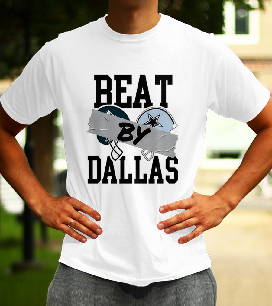Philadelphia Eagles Beat Dallas Cowboys Rivalry Slogan Helmets T-Shirt