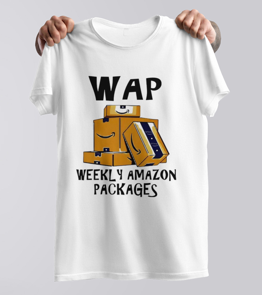 WAP Weekly Amazon Packages Box Stack T-Shirt
