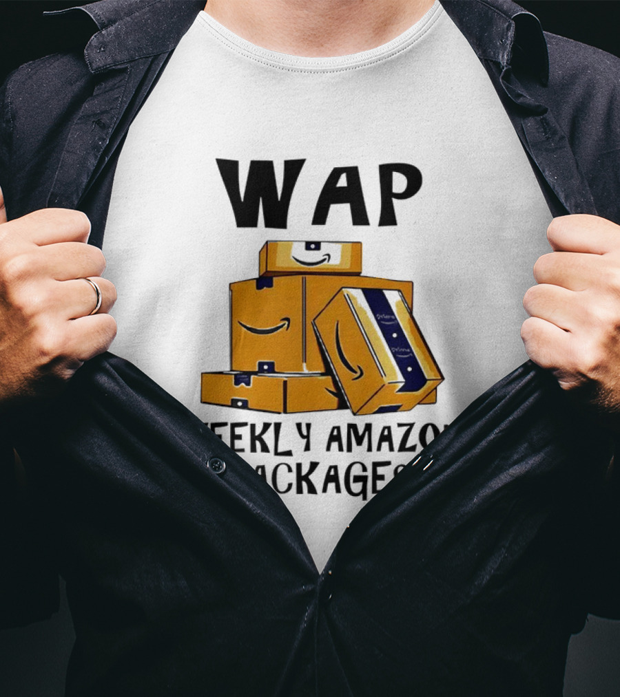 WAP Weekly Amazon Packages Box Stack T-Shirt