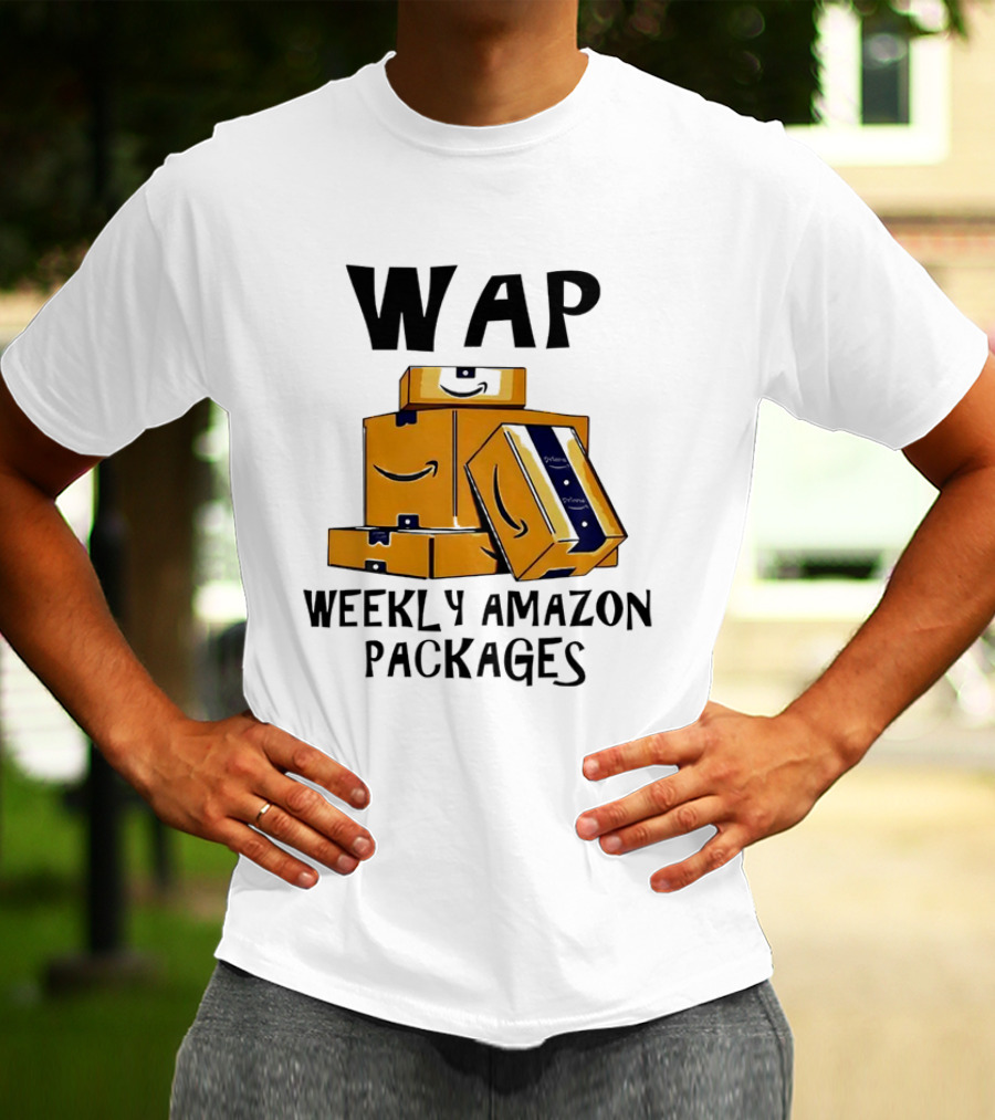 WAP Weekly Amazon Packages Box Stack T-Shirt