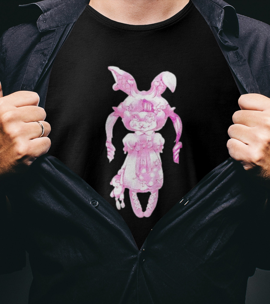 Crybaby Bunny Pink Doll Character T-Shirt