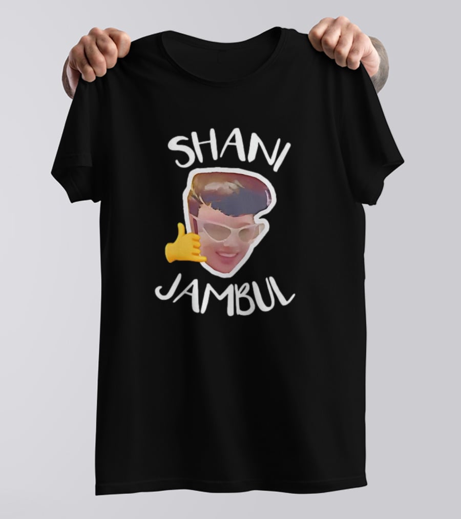 SHANI JAMBUL Emoji Sunglasses Face T-Shirt