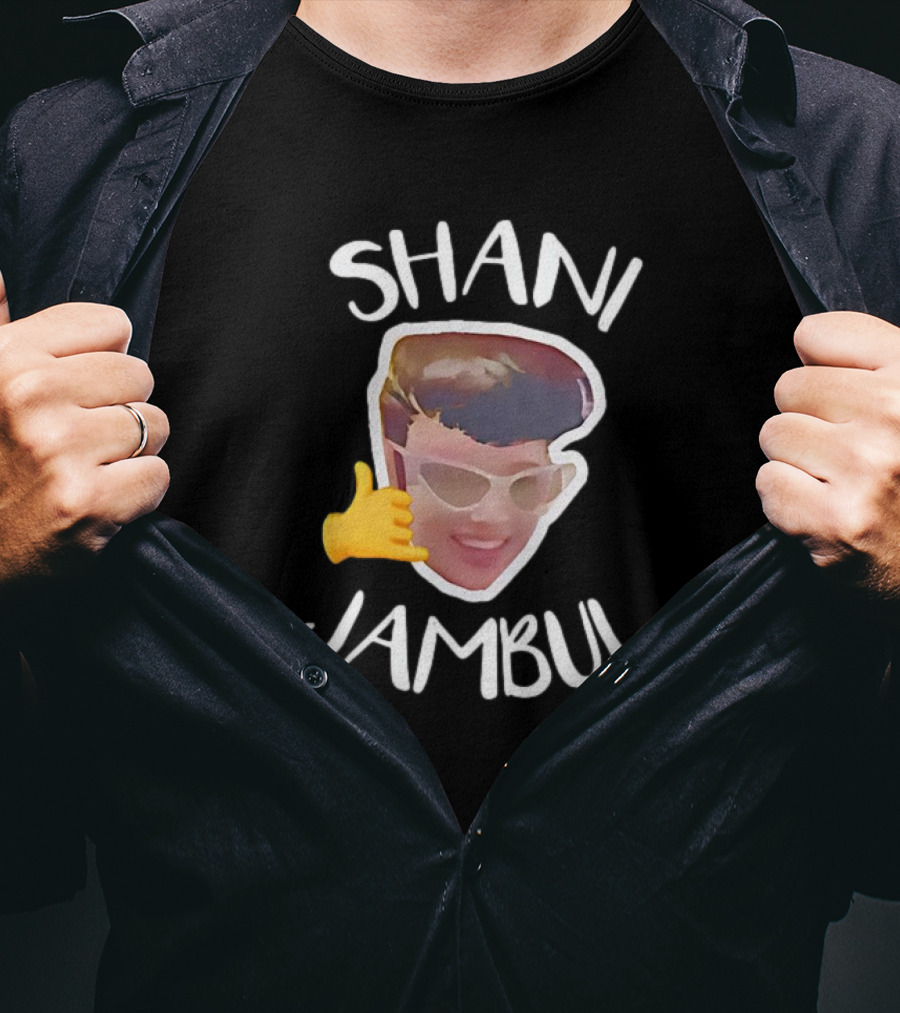 SHANI JAMBUL Emoji Sunglasses Face T-Shirt