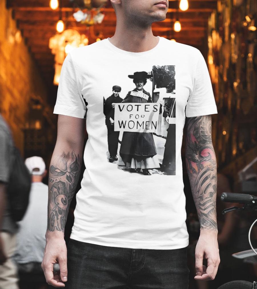 Votes For Women Vintage Suffragette Protest Historical Movement MJ Spider-Man Far From Home T-Shirt